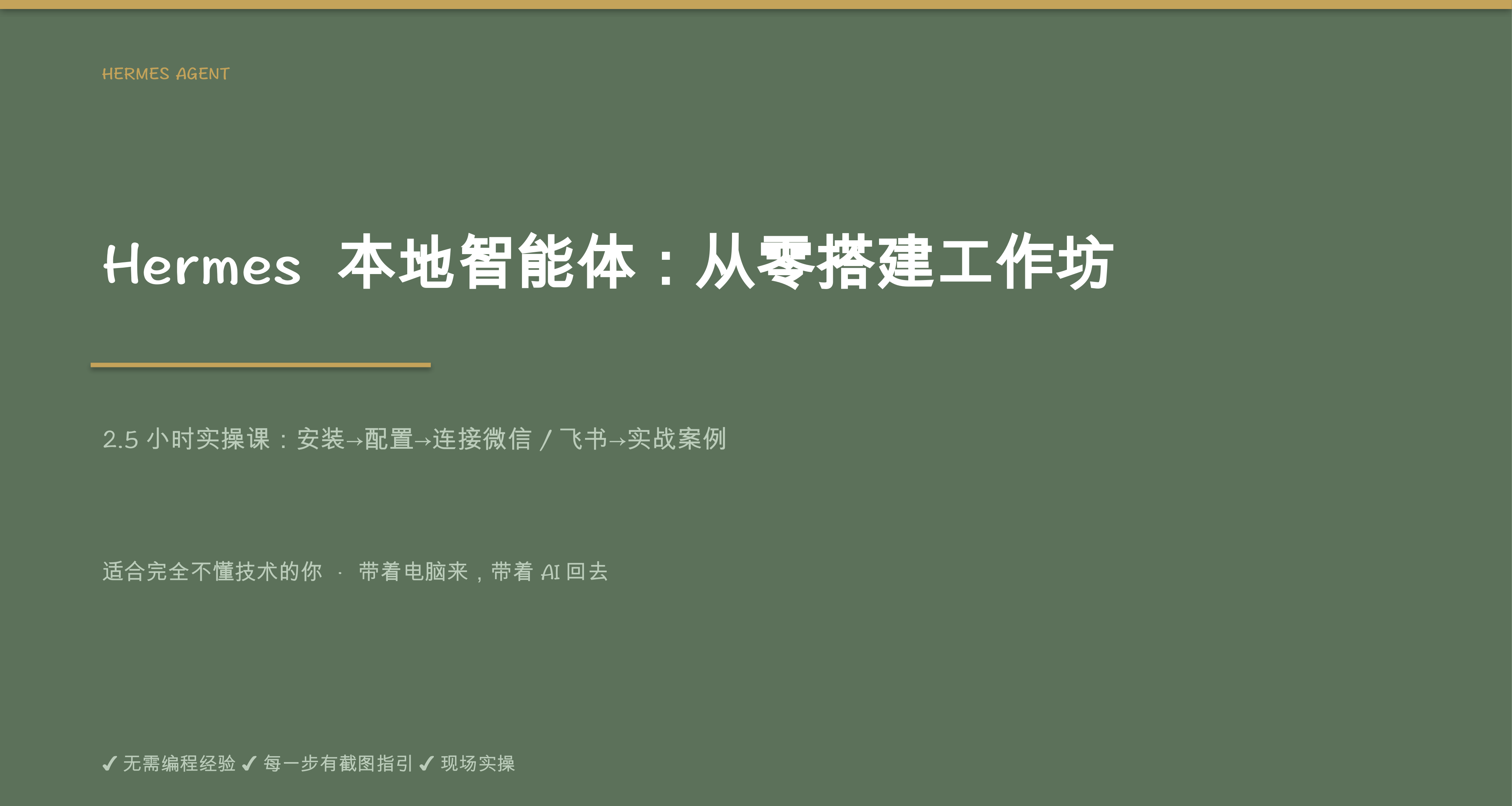 Hermes 本地智能体搭建